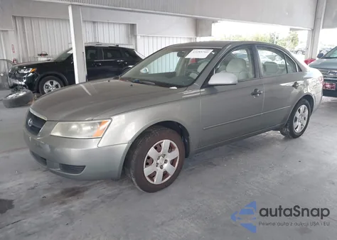 2007 Hyundai Sonata Gls from USA, damaged, VIN 5NPET46C97H229344